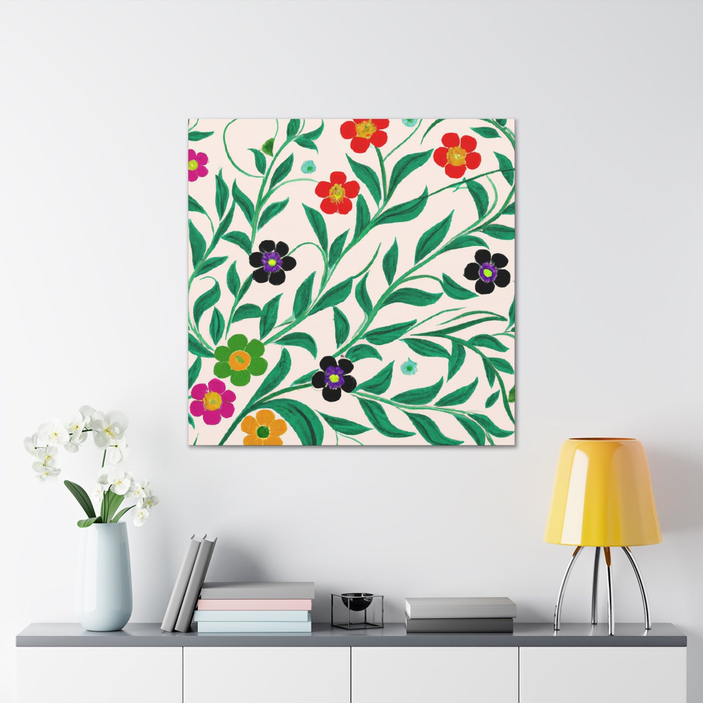 Poiseon - Floral - Canvas