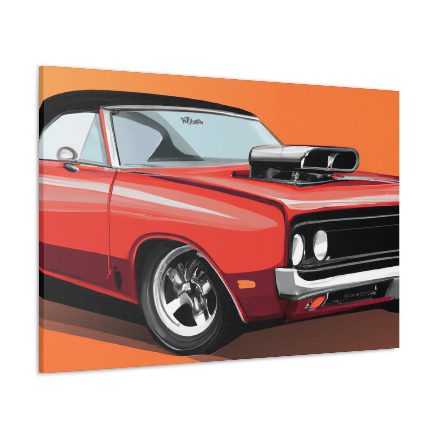 Crimson Rocket - Automobile. - Canvas