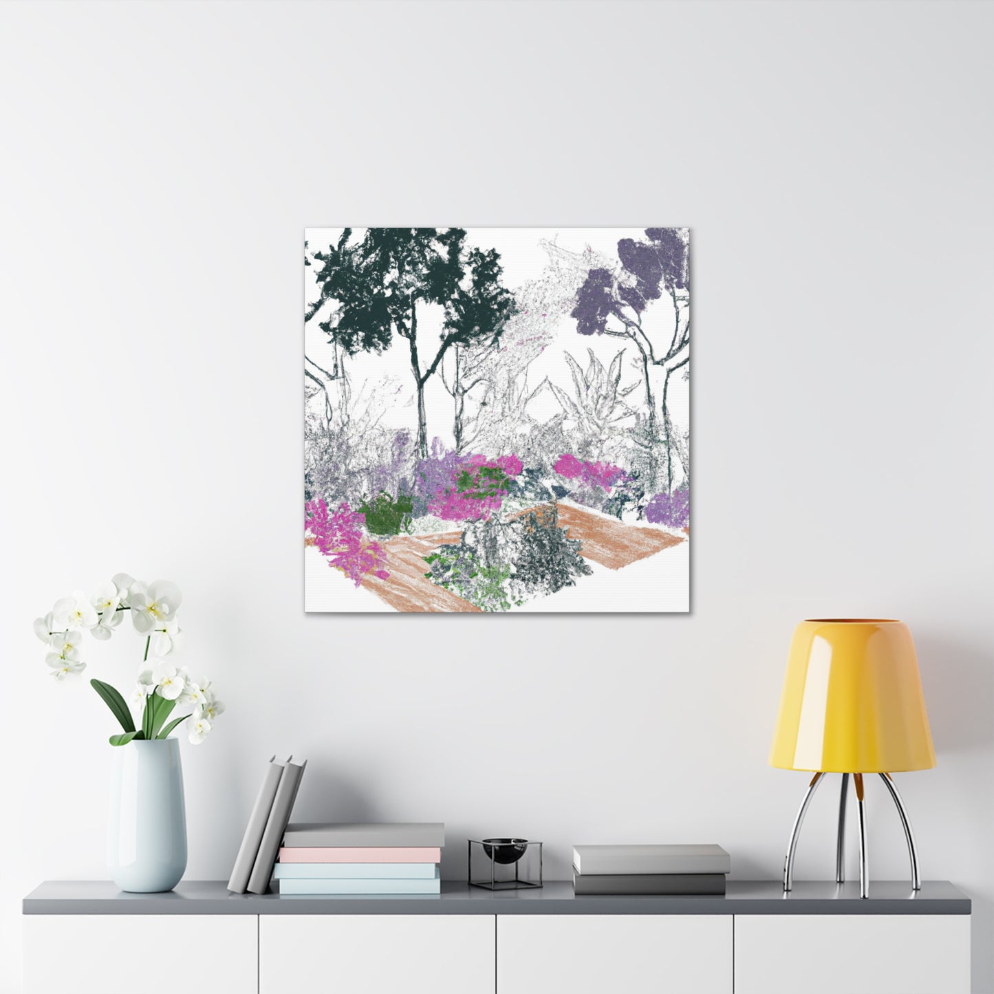 Garden Blooms - Landscape - Canvas