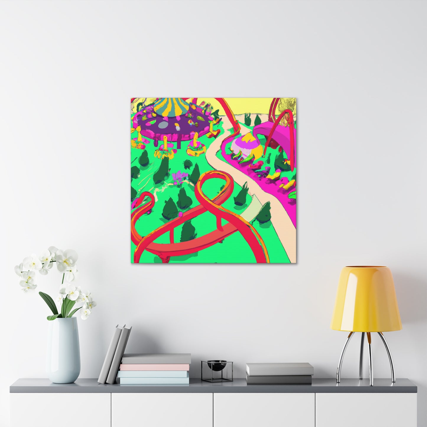 Spiral Seas - Amusement - Canvas