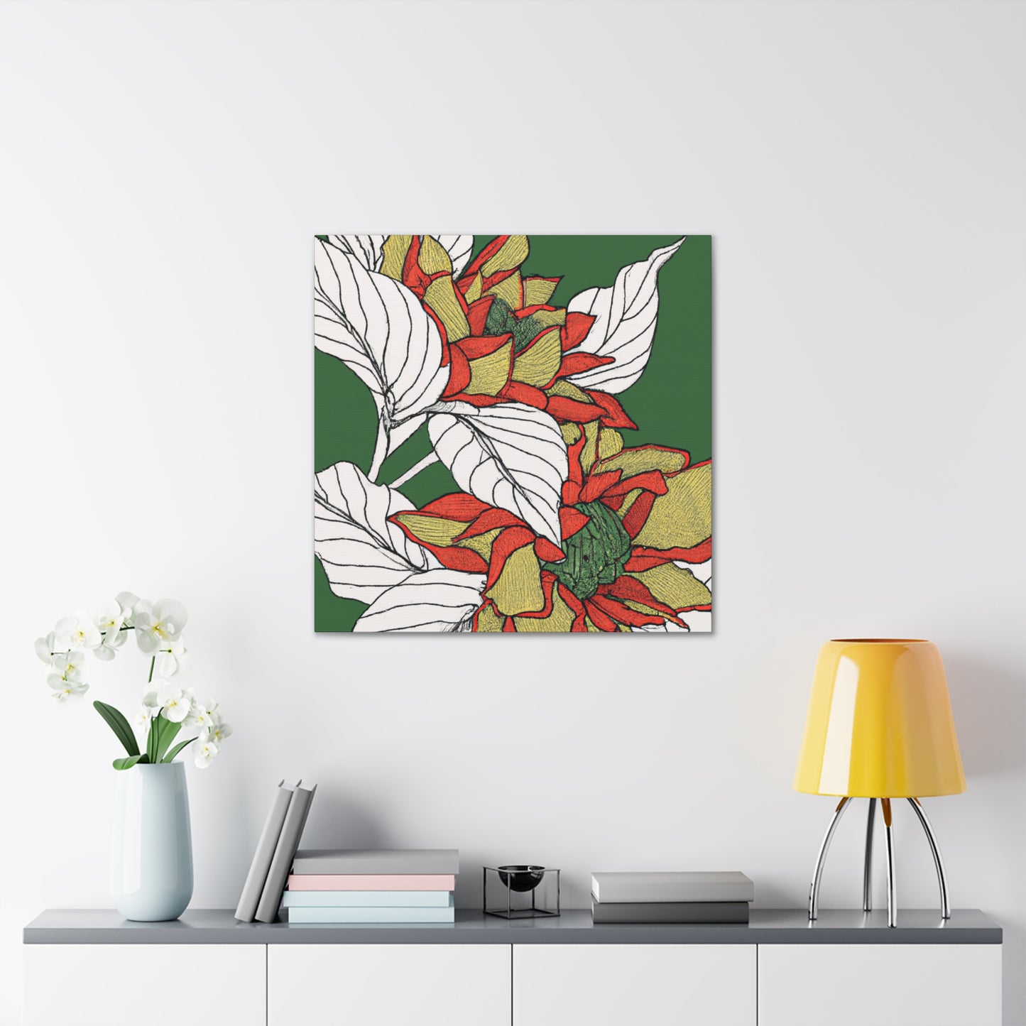 Blanche- Floral - Canvas