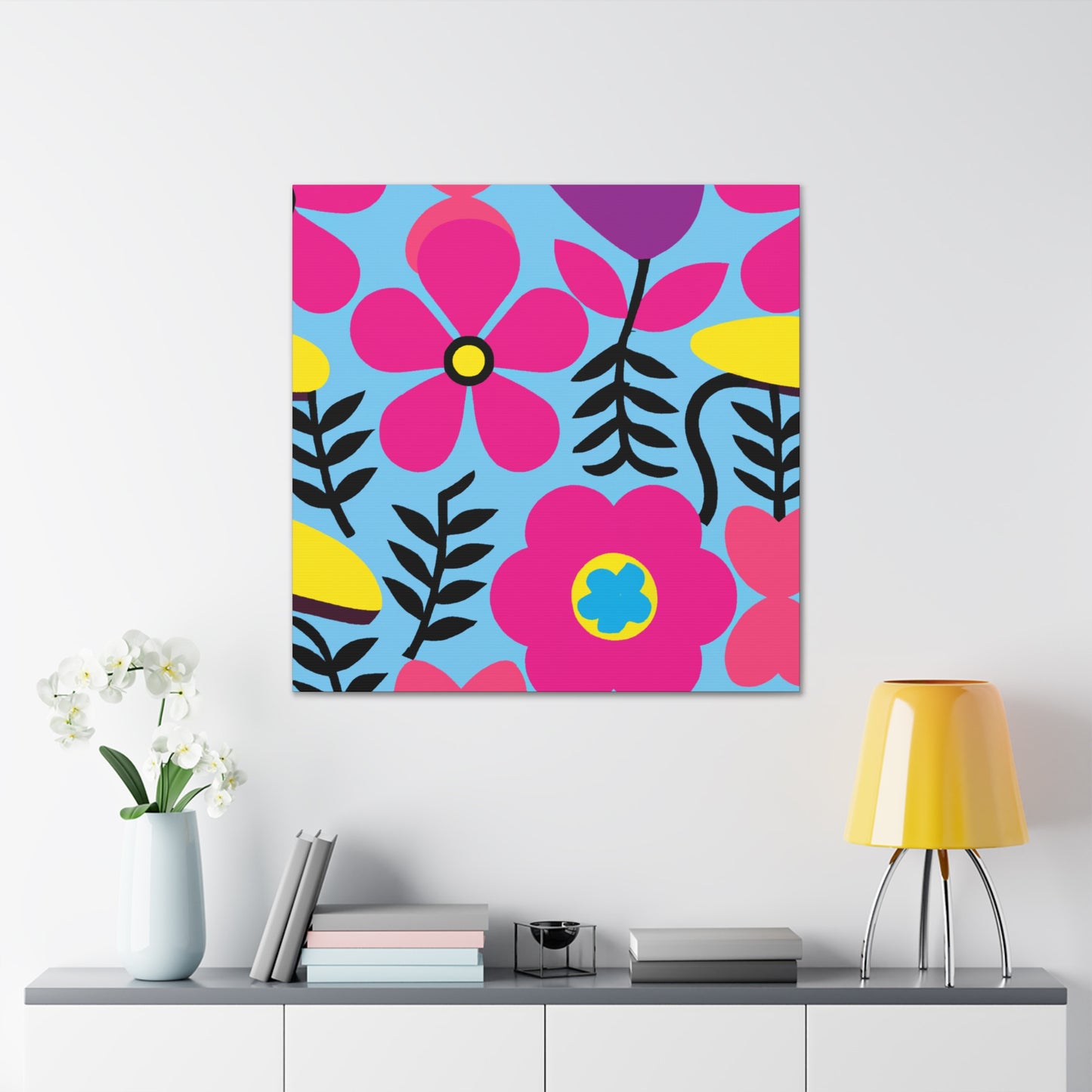 Blissful Burst - Floral - Canvas