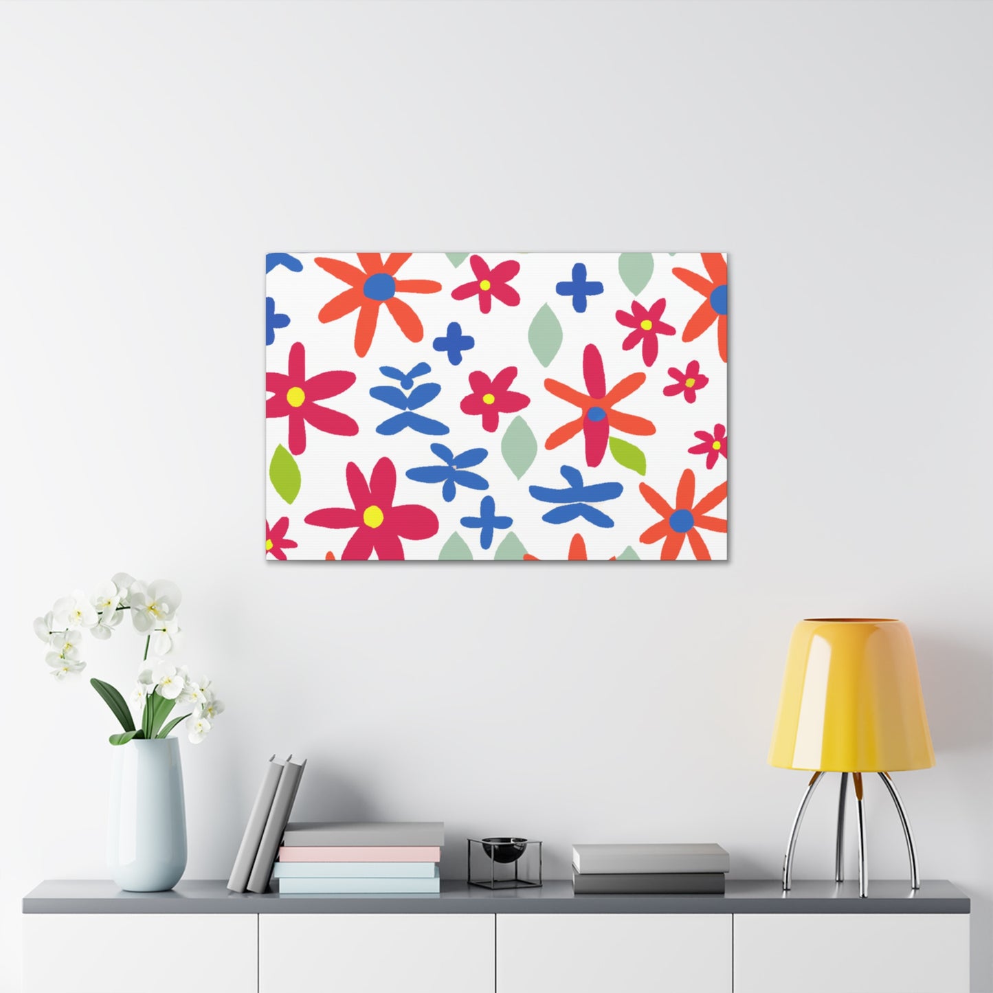 Blooming Joyfulness - Floral Canvas