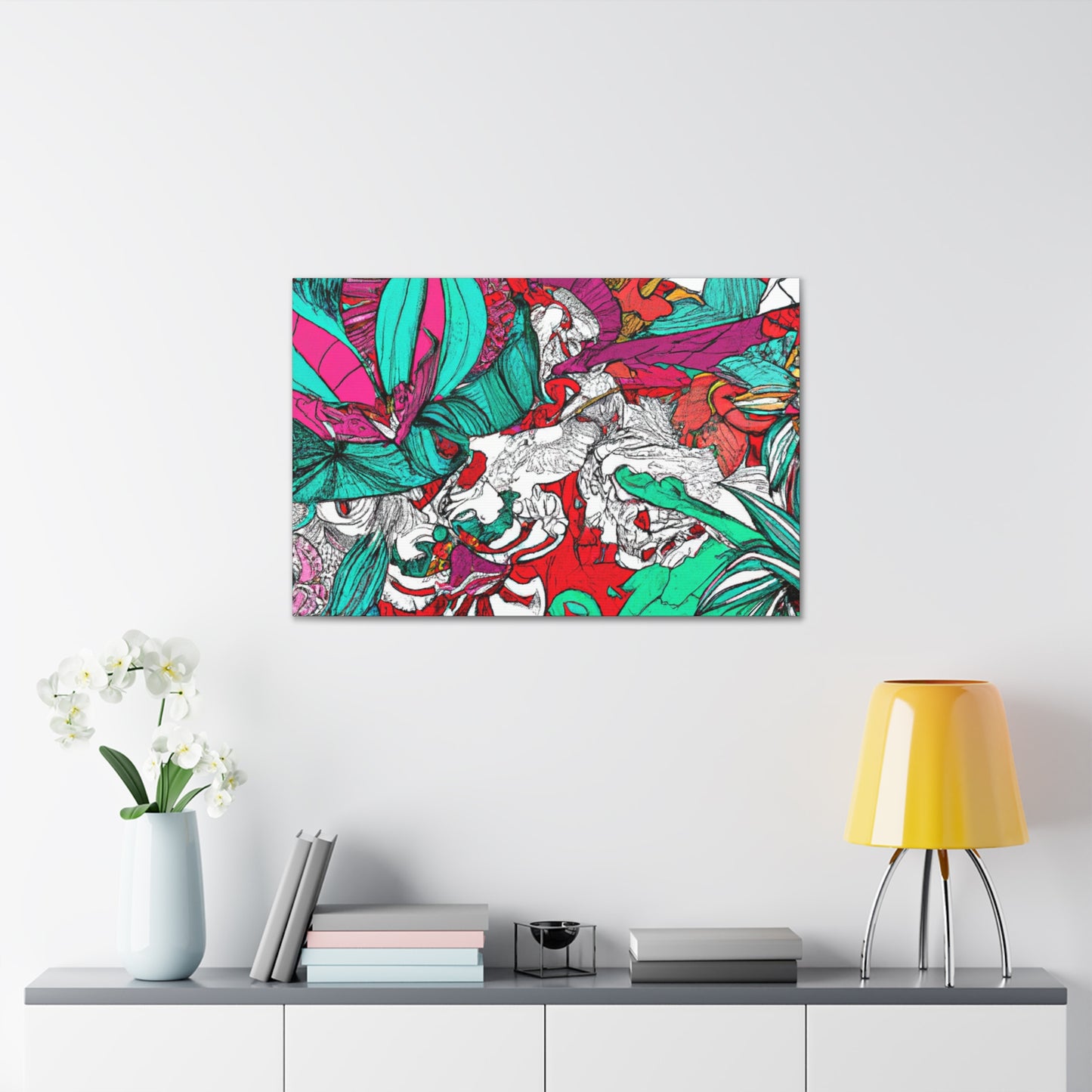 Mystery Blush - Floral - Canvas