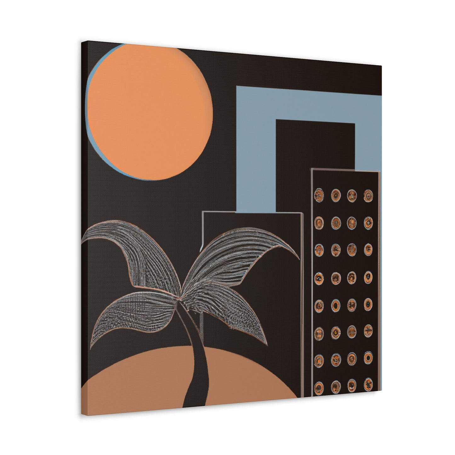 Dark Lovely - Midcentury Canvas