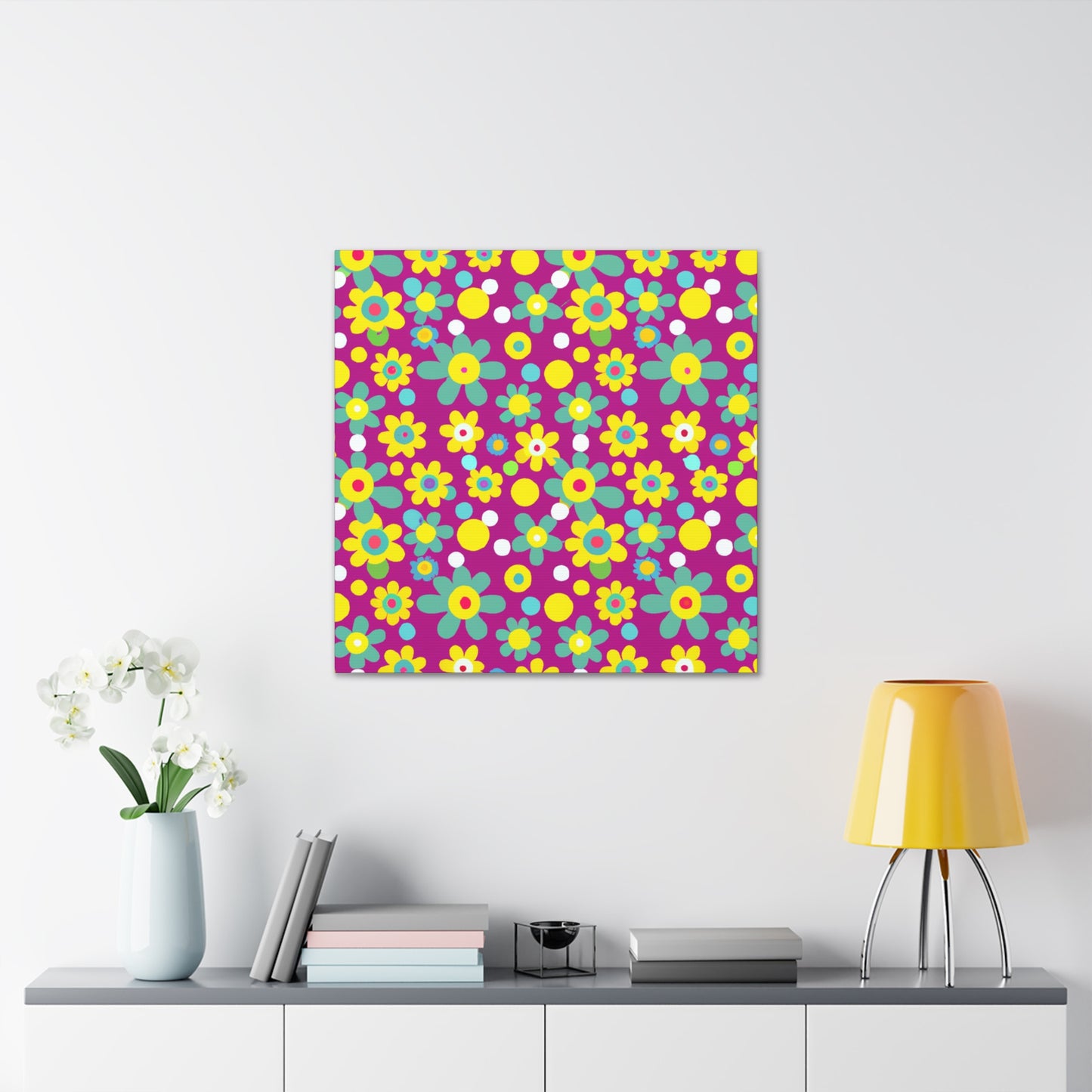 Blissful Daisies - Floral - Canvas