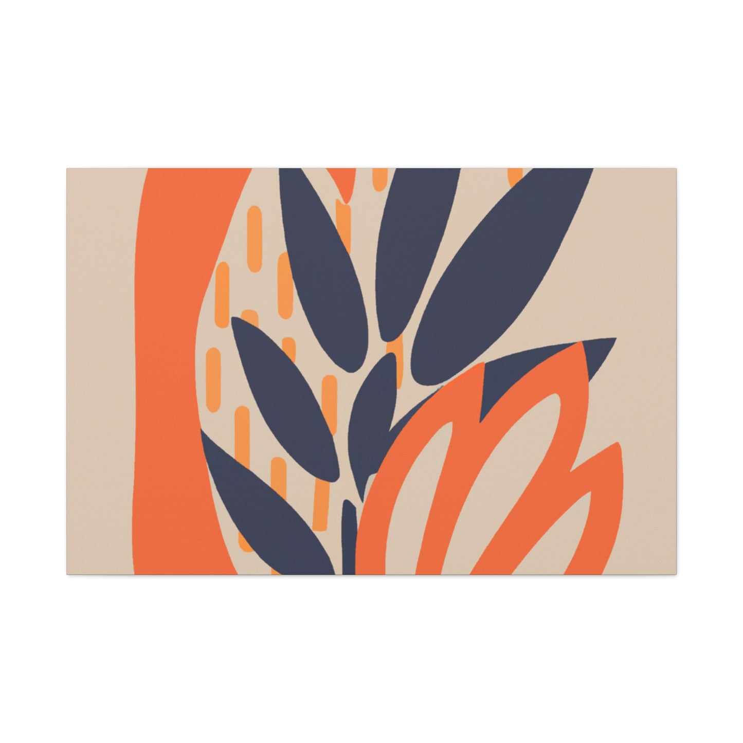 Blooming - Midcentury Floral Canvas