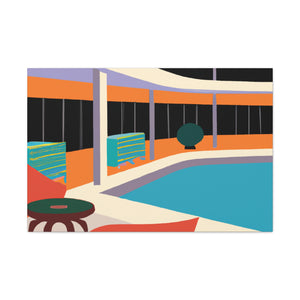 Abstract Allure- Midcentury - Canvas