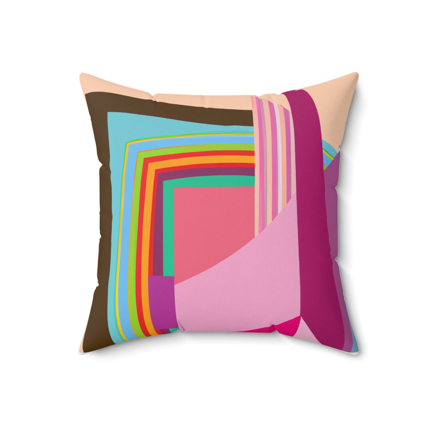 Spun Polyester Square Pillow