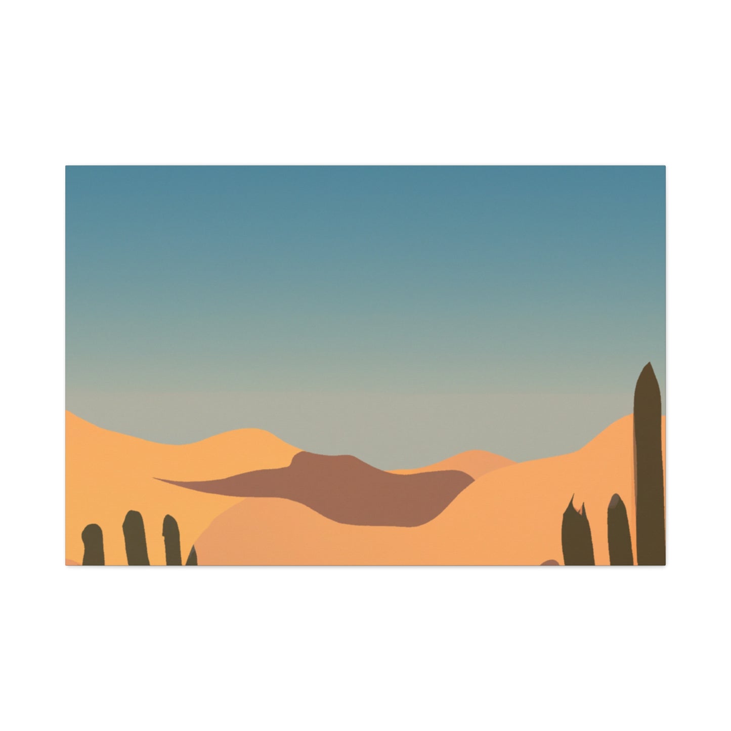 Cactustine - Landscape - Canvas