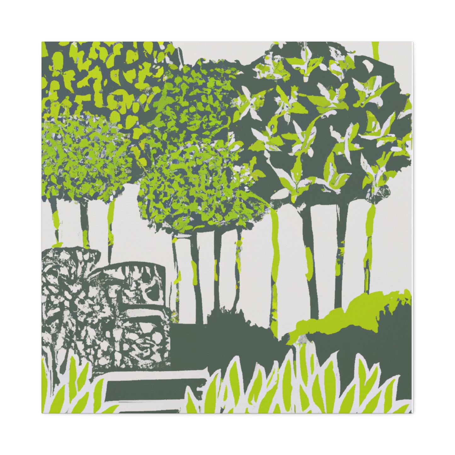Bloomtopia Landscape - Canvas