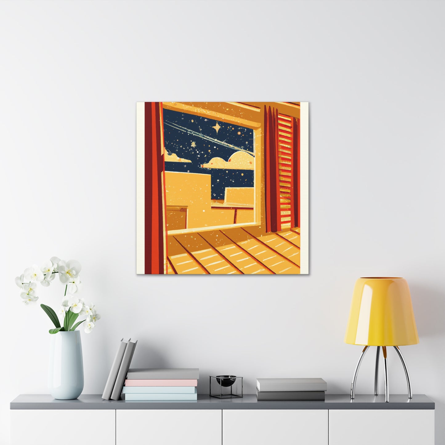 Shudder - Midcentury Canvas