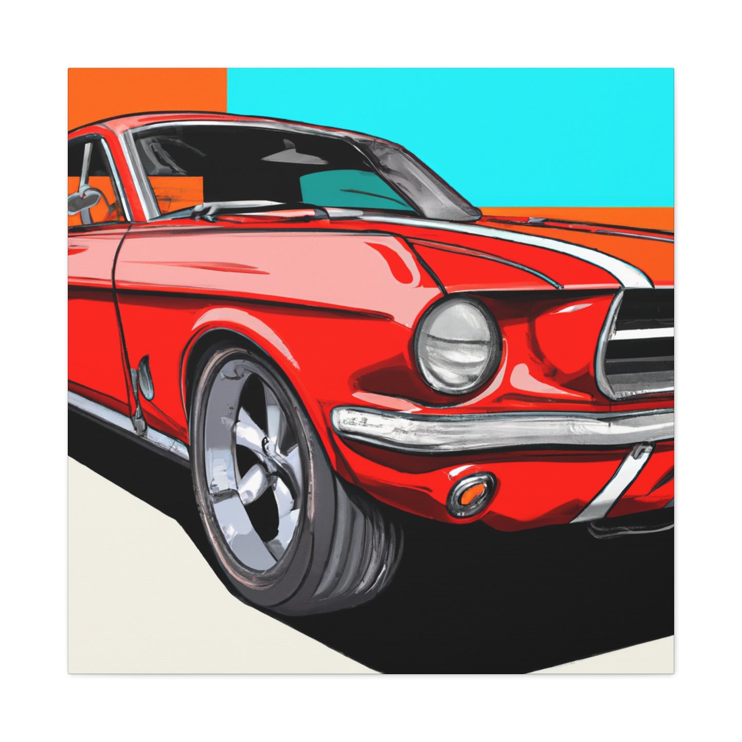 Vintage Phanton - Automobile - Canvas