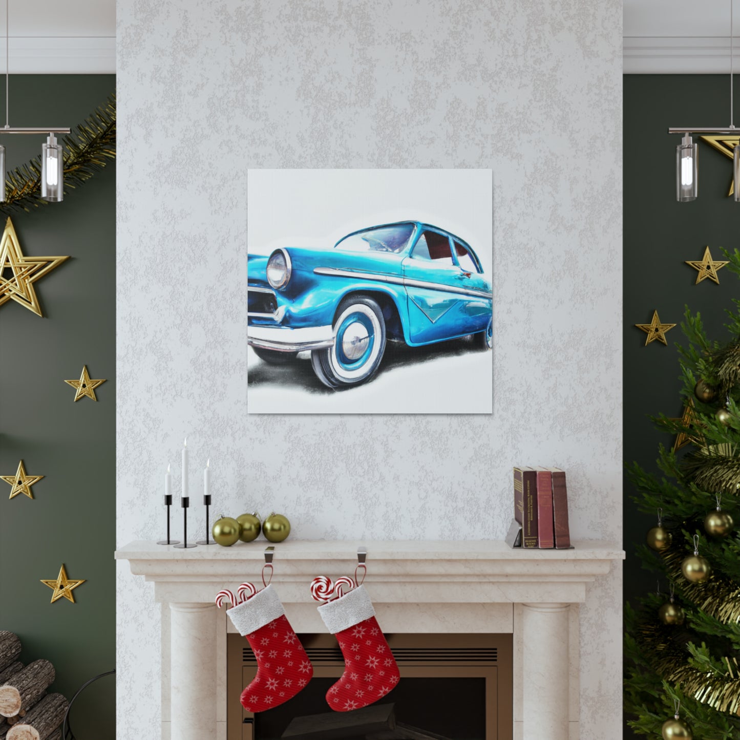 Old Bluey- Automobile Canvas