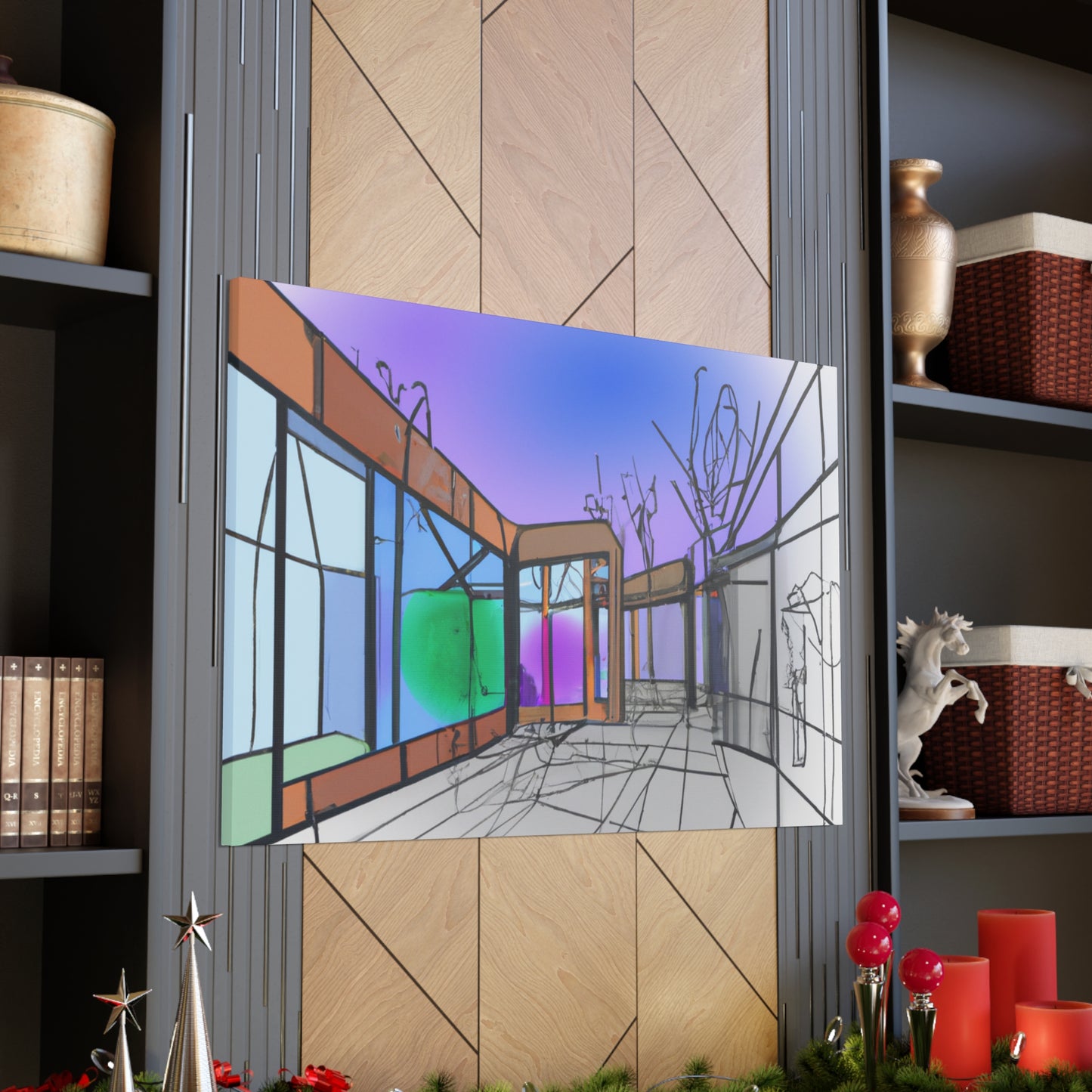 Even Of Winter - Canvas - Architectural