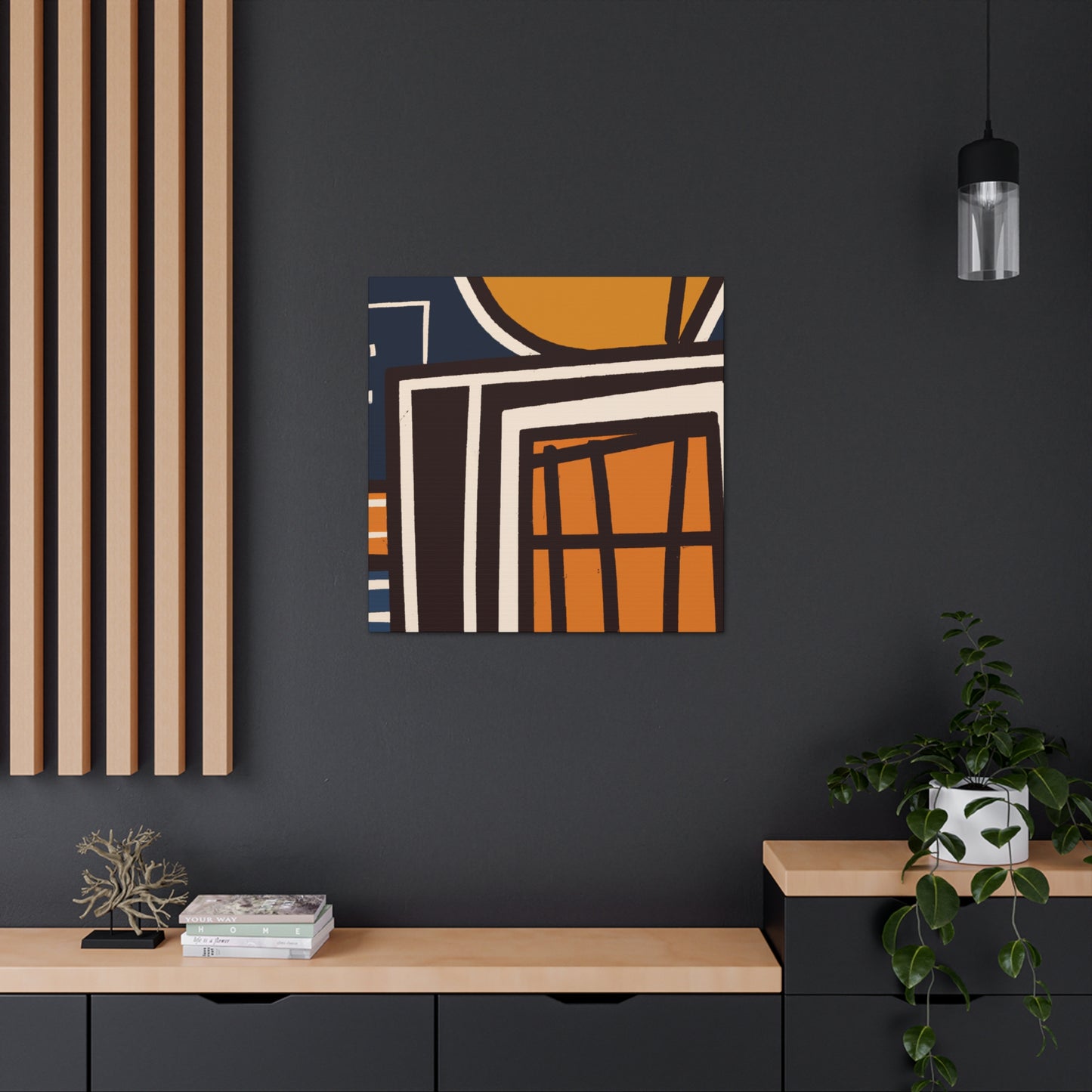 Edgy - Midcentury Canvas