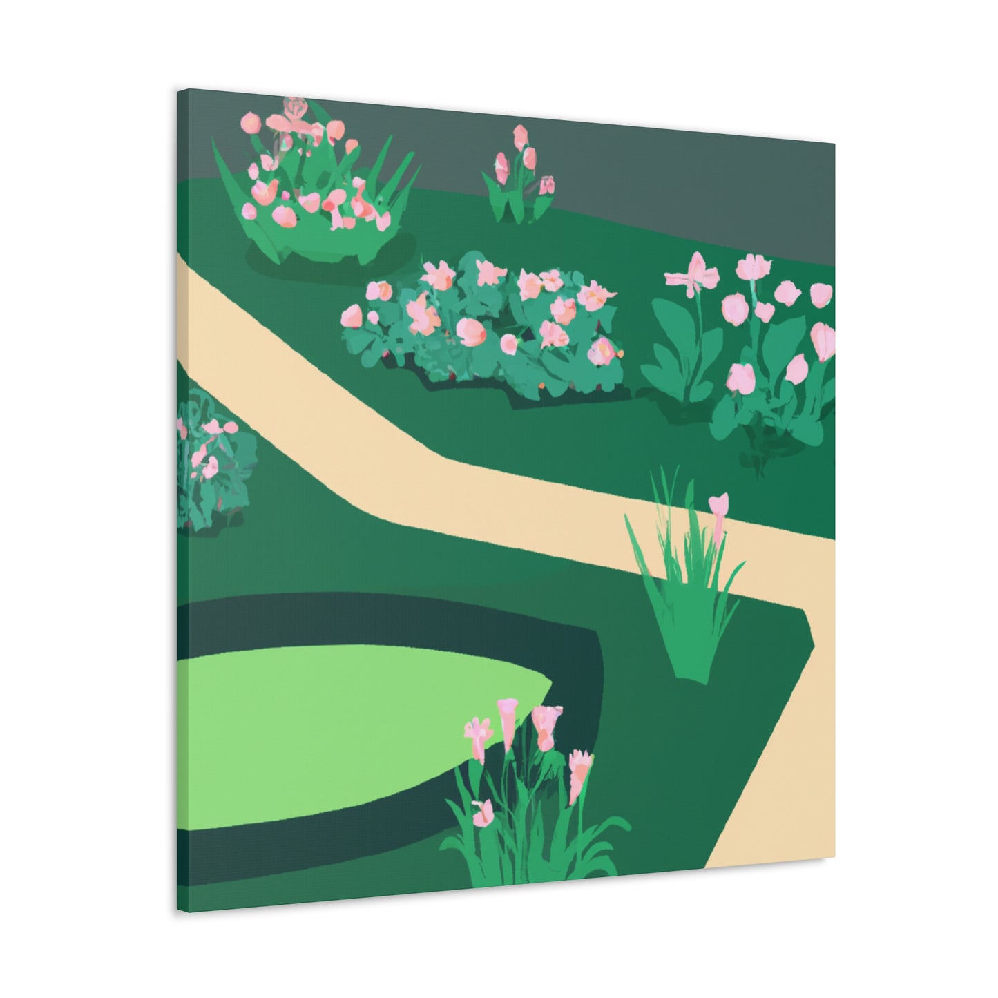 Garden Glitterlandscape - Canvas