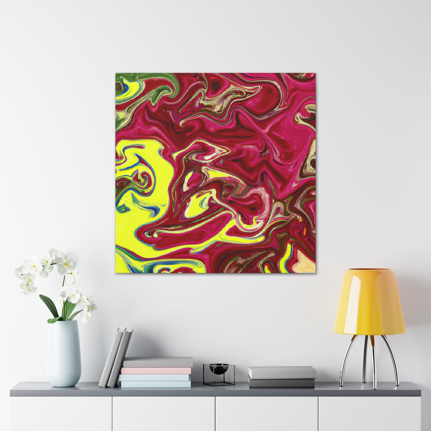 Luminous Aqua - Abstract - Canvas
