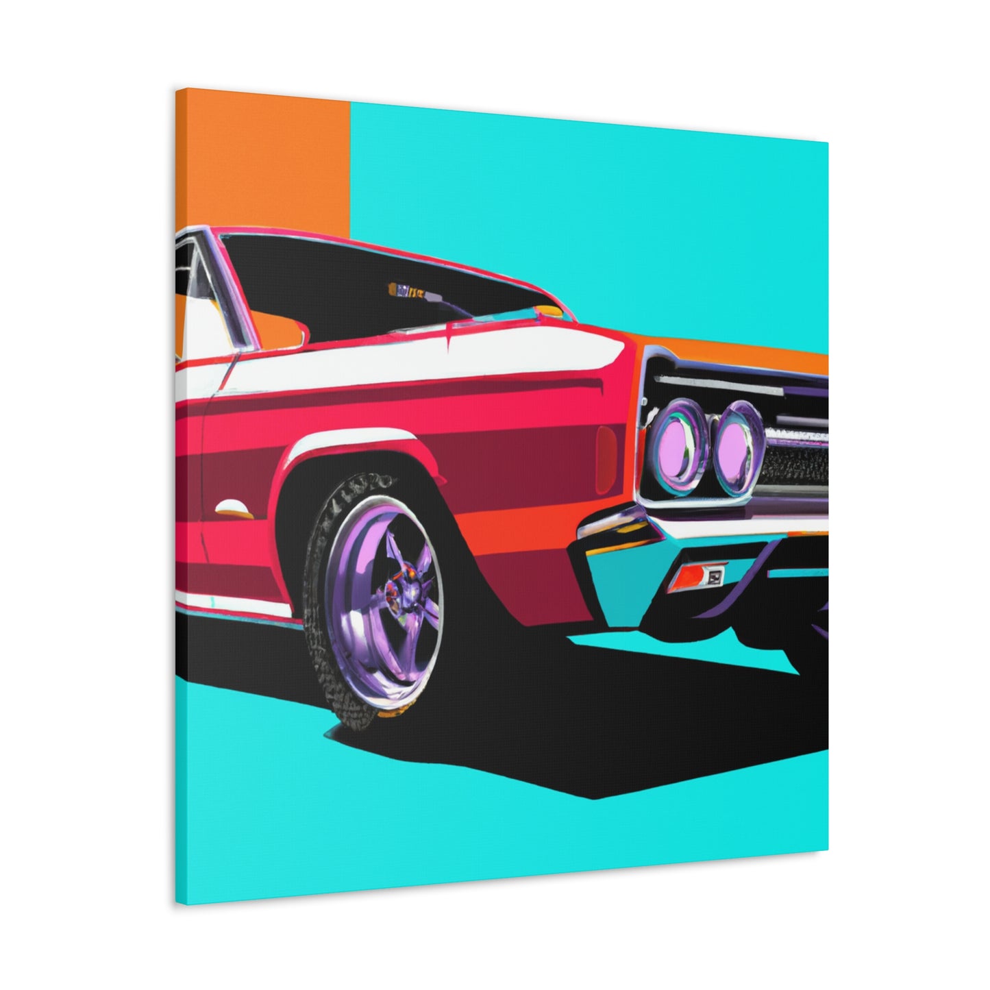 Fireball 500 - Automobile - Canvas