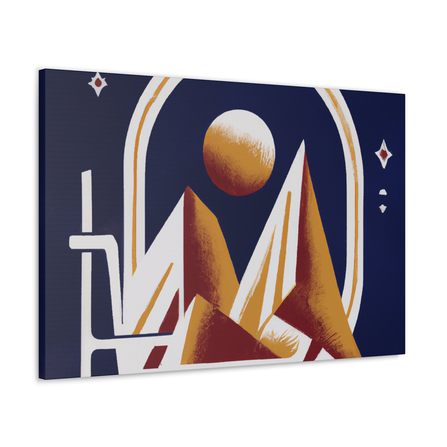 Fantasy Feline - Midcentury Canvas