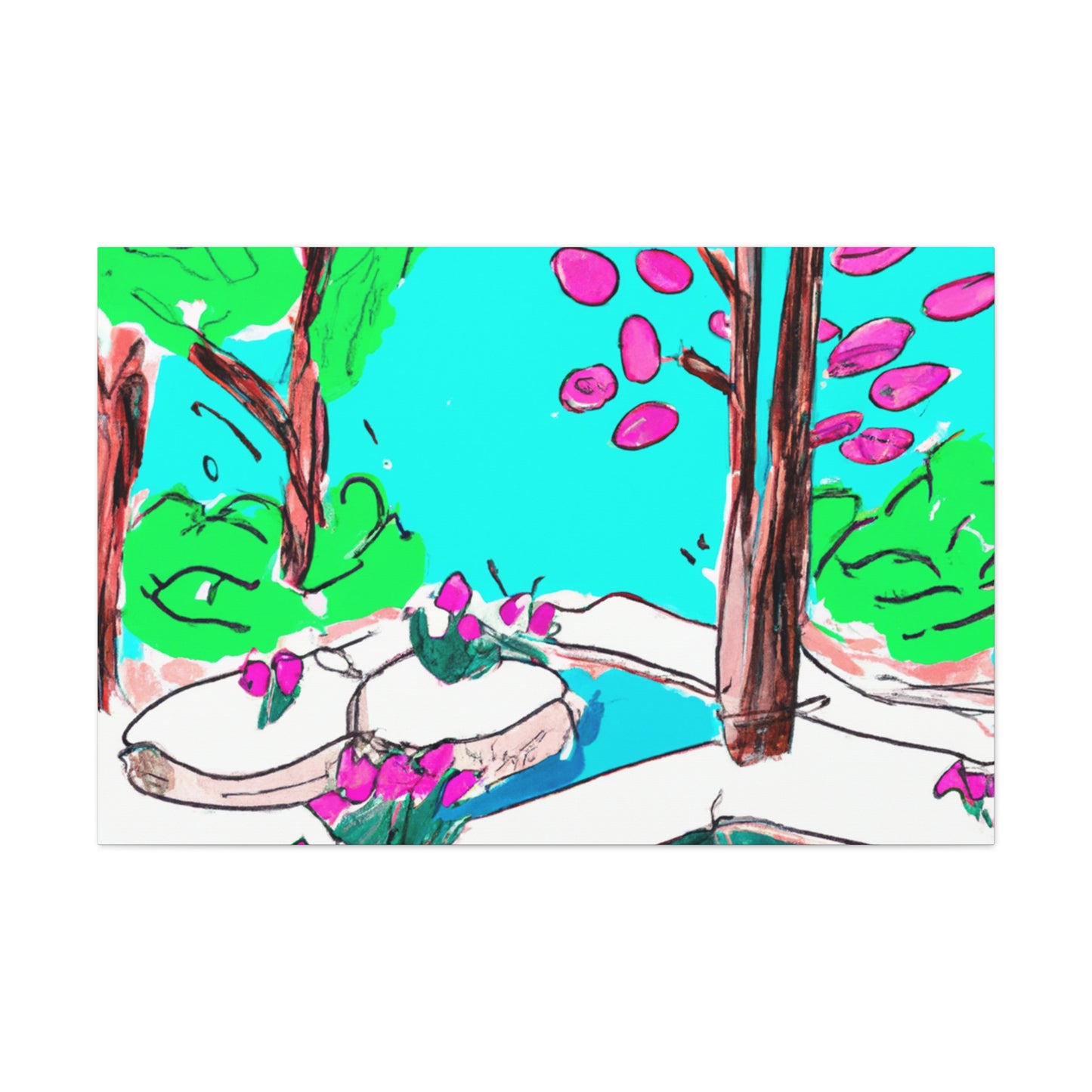 Bountiful Blooms Landscape - Canvas