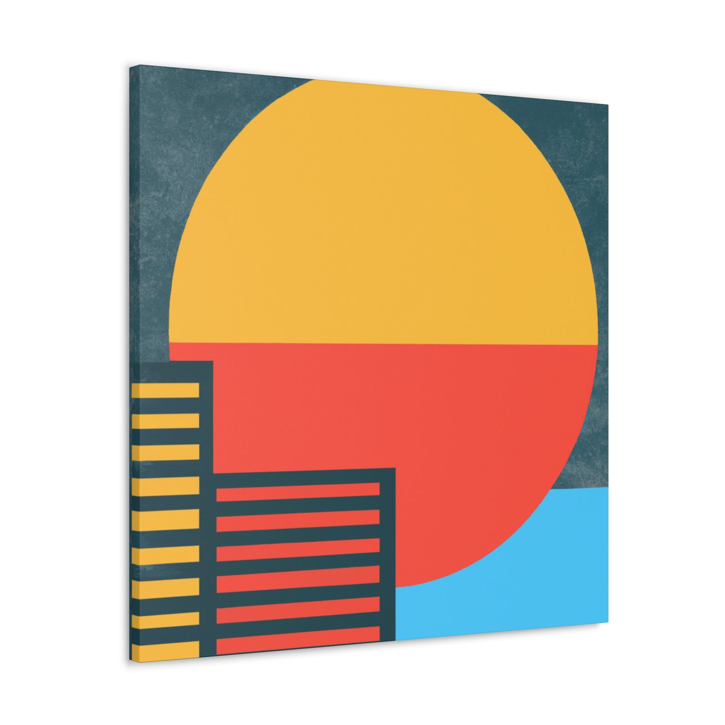 Sun Down- Midcentury Canvas