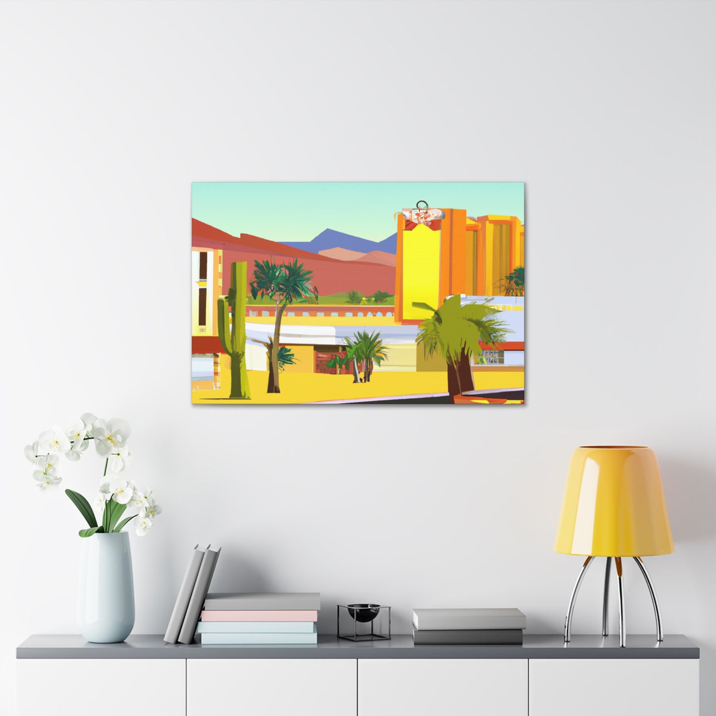 Sandstone Symphony - Architectural - Canvas - Desert