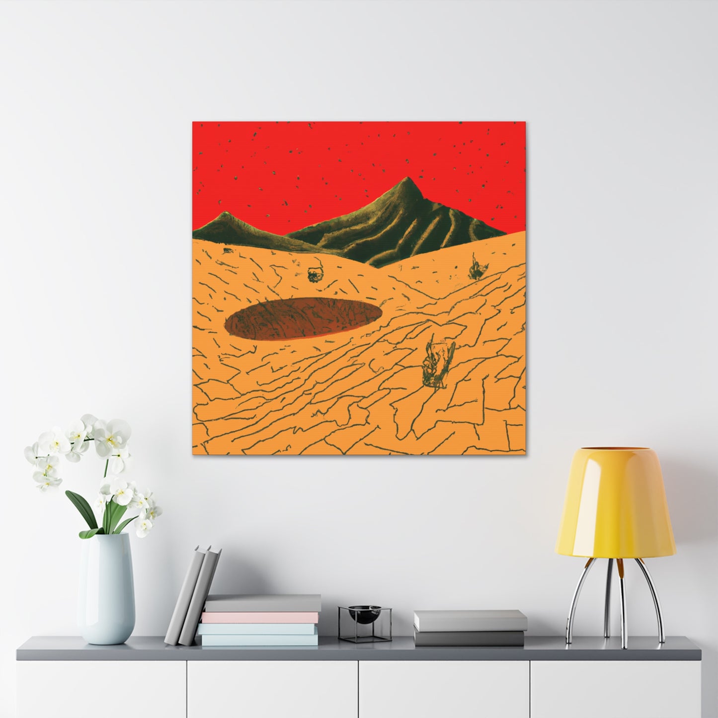Candied Sand - Vintage Contemporary - Desert - Canvas