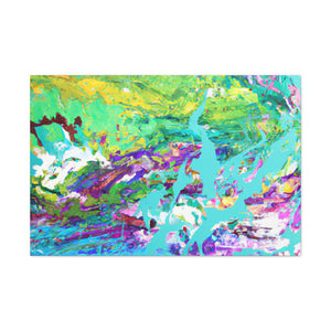 Vibrant Splendor - Abstract Canvas