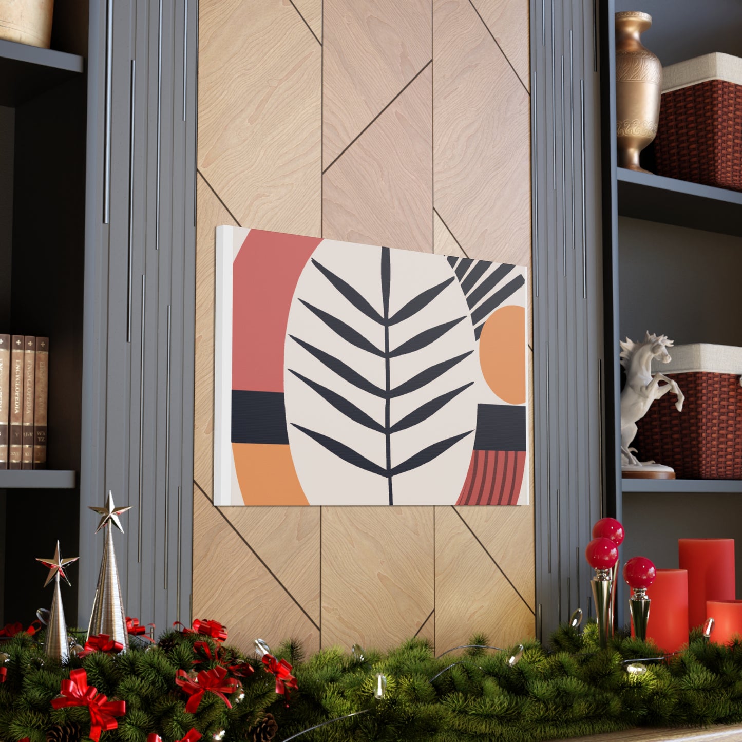 Leafy Slothion - Midcentury Canvas