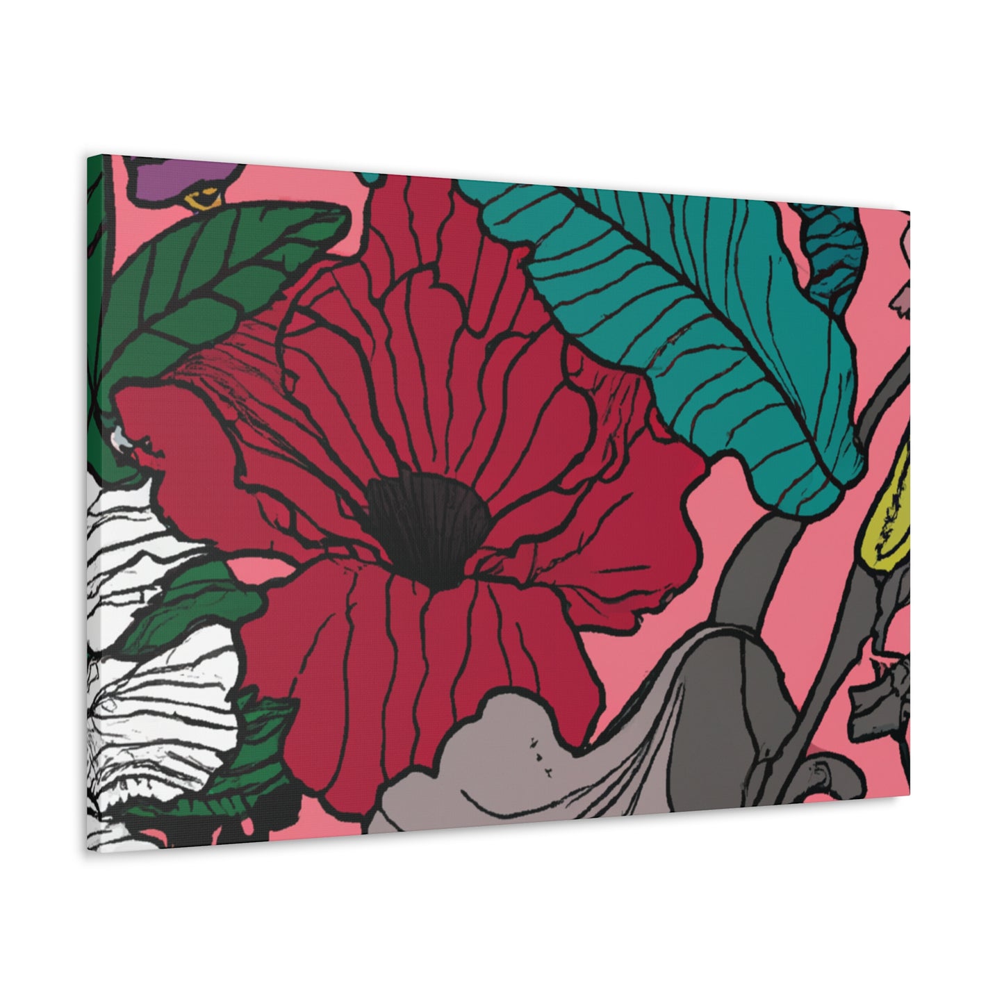 Sunshiney - Floral - Canvas