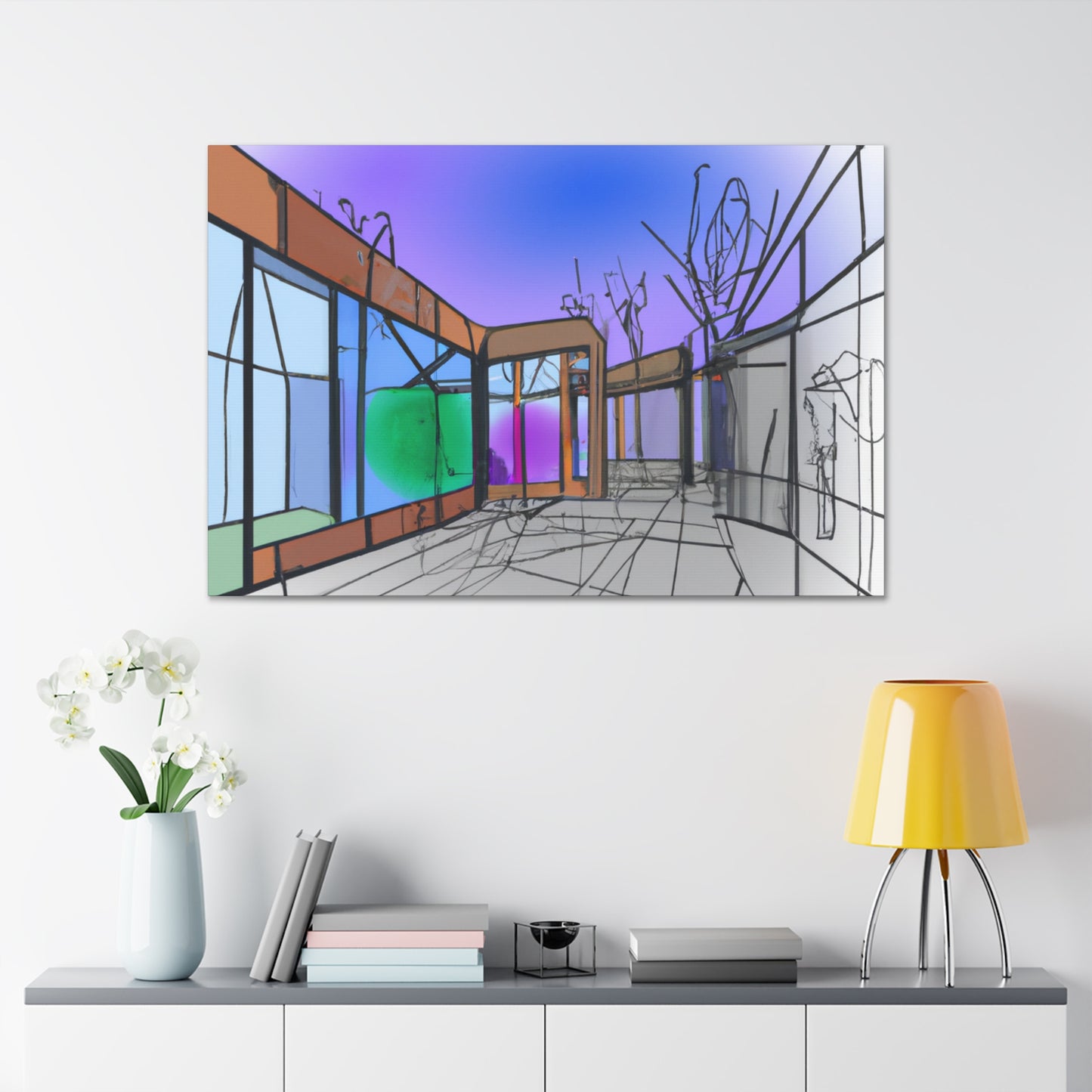 Even Of Winter - Canvas - Architectural