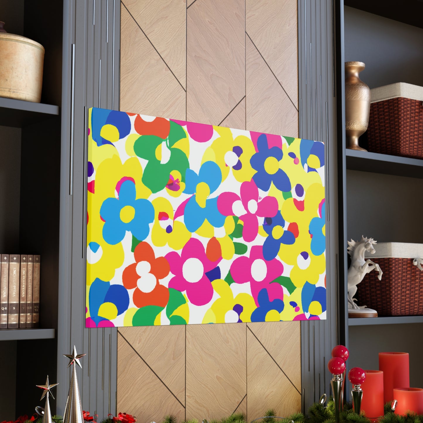 Floral Facets - Floral Canvas