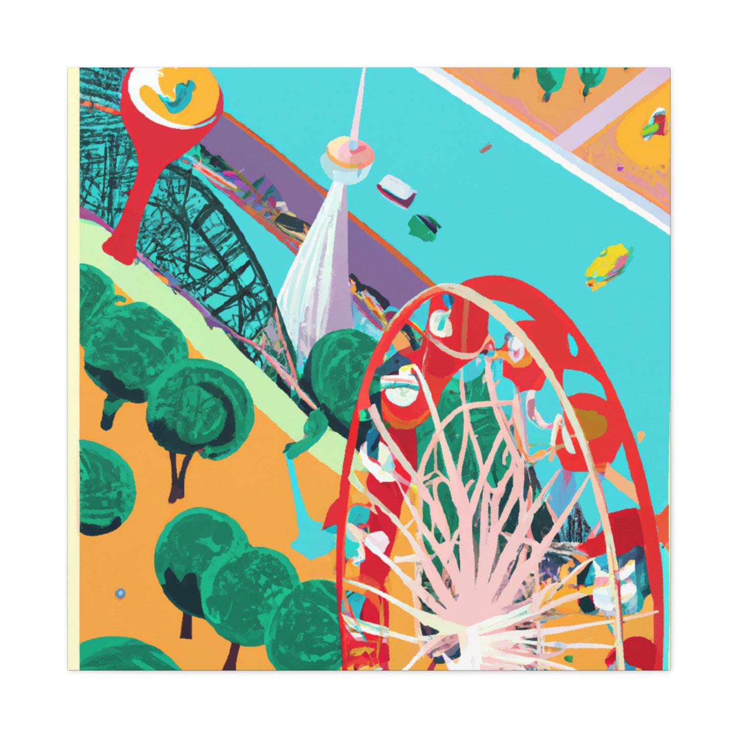 Loopy Lagoon - Amusement - Canvas