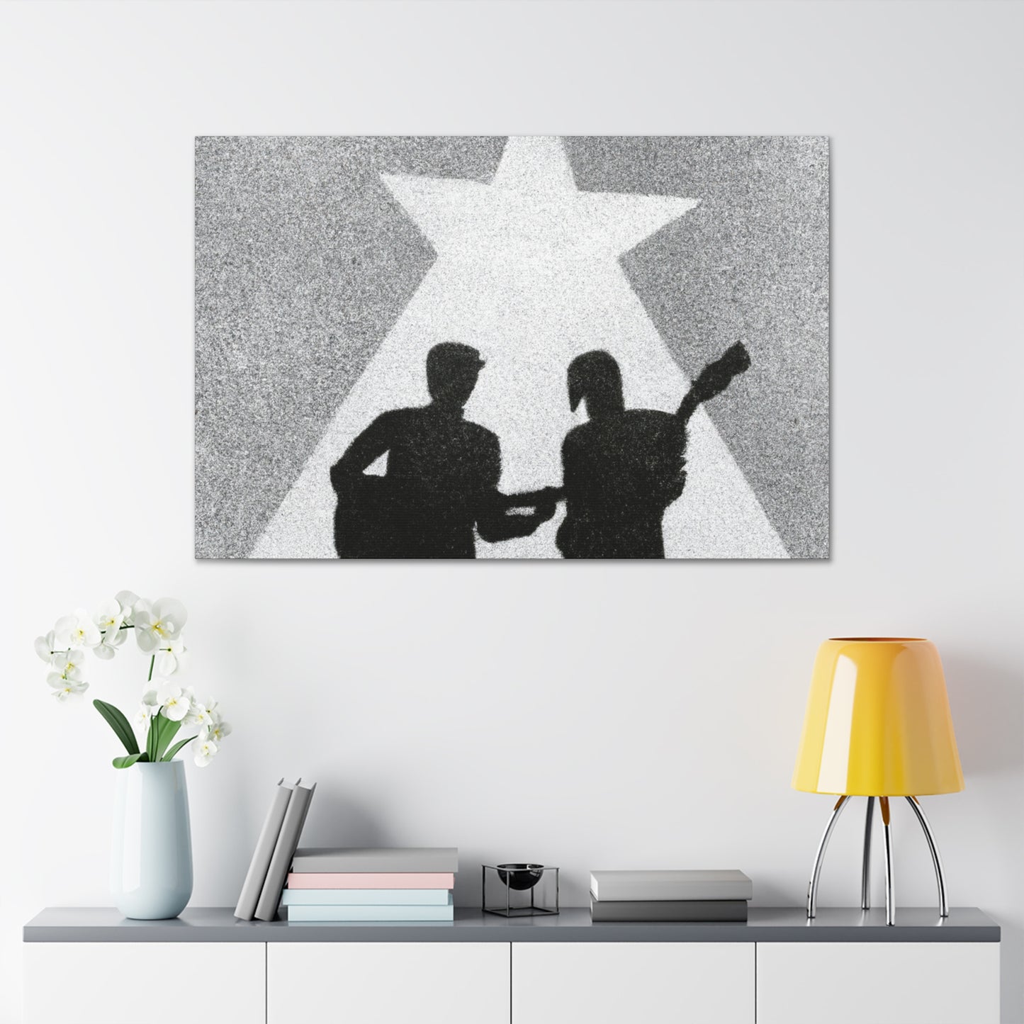 Hot Wax Records - Retro Music and Film Canvas