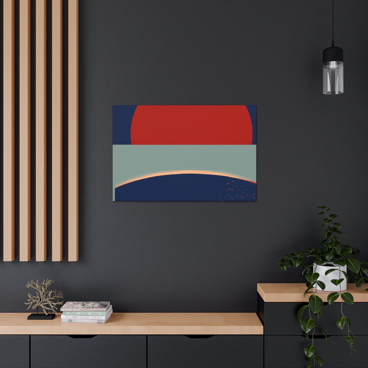 The Bridge - Midcentury Canvas