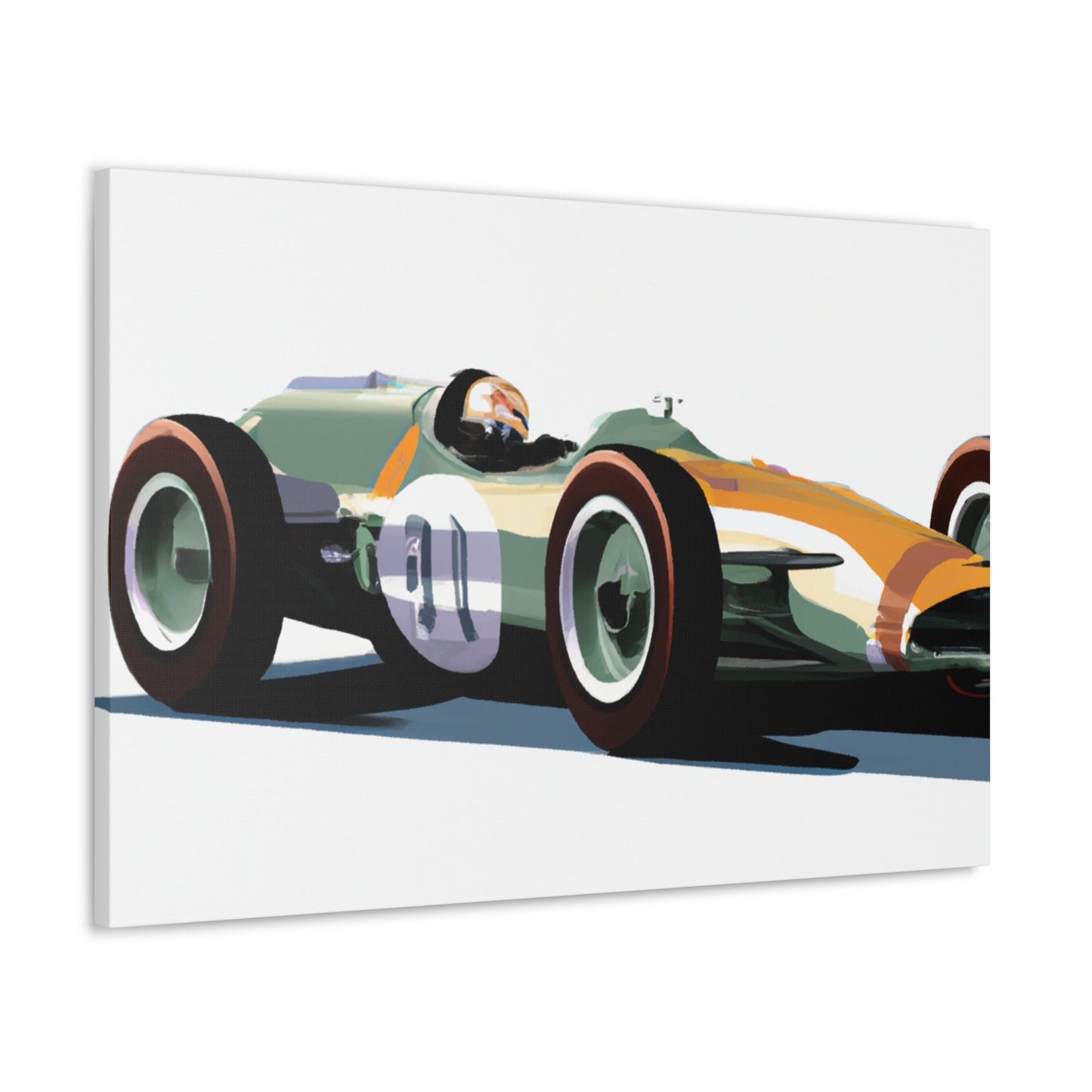The Red Streak - Automobile - Canvas