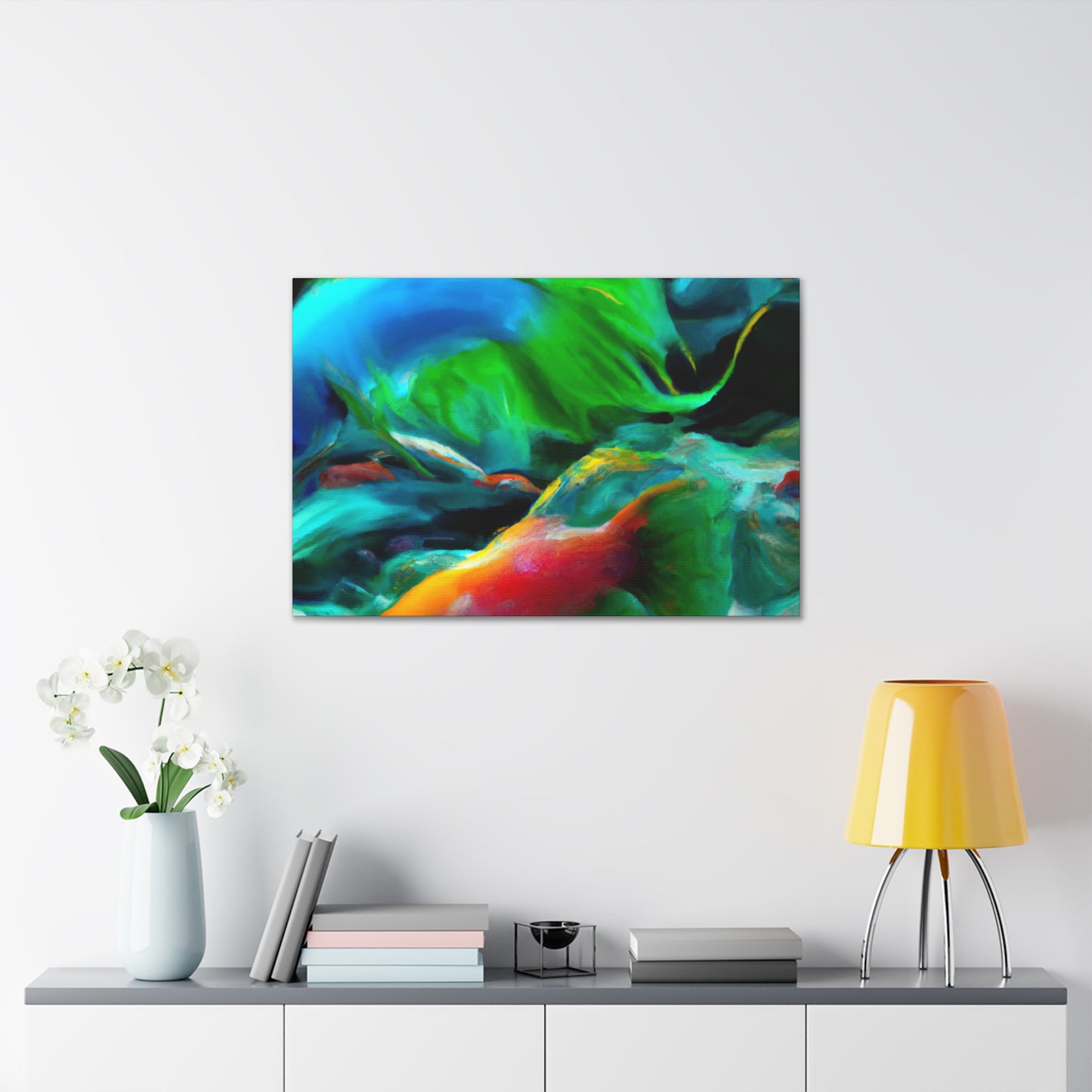 "Cresting Waves" - Underwater Canvas