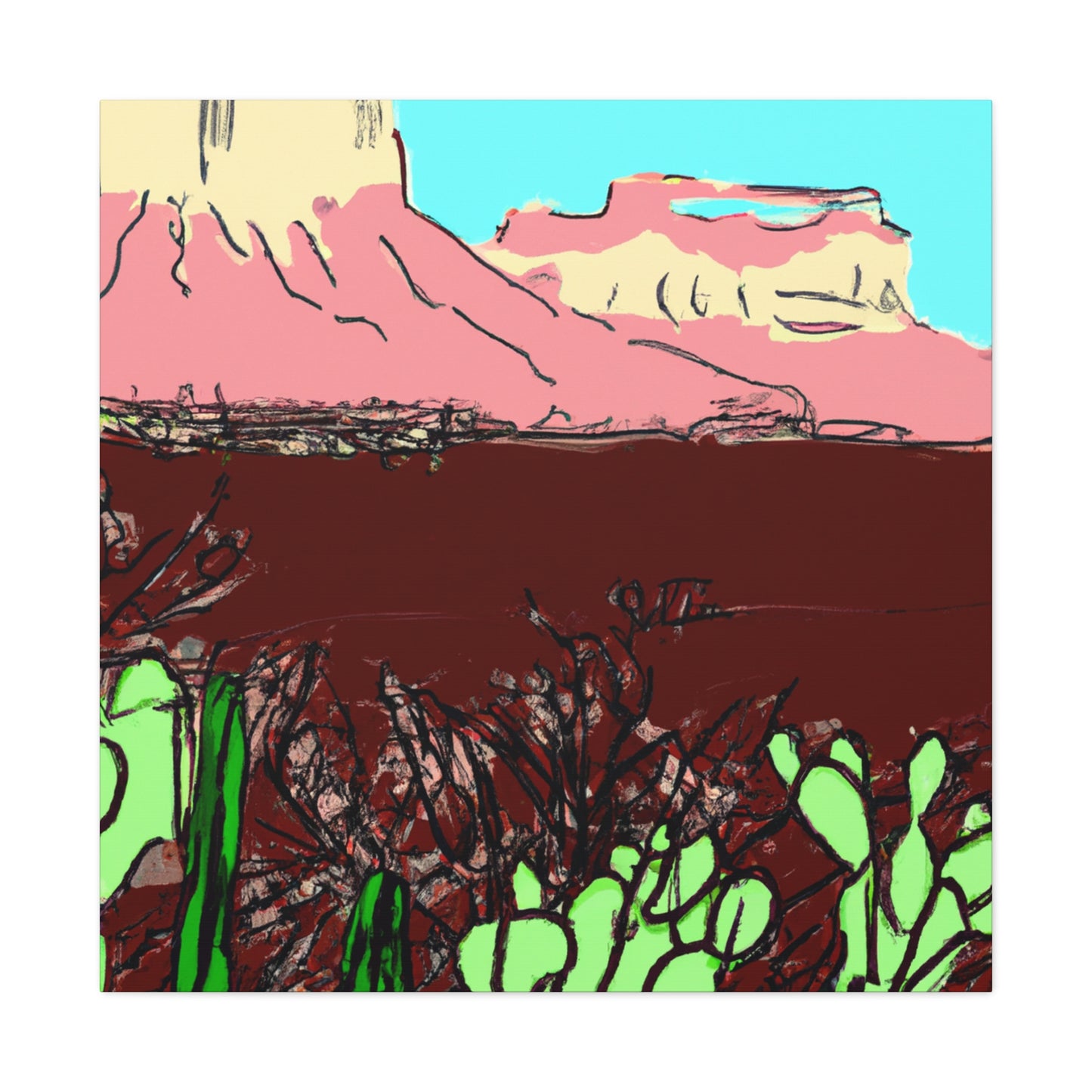 Sandwave Landscape - Canvas