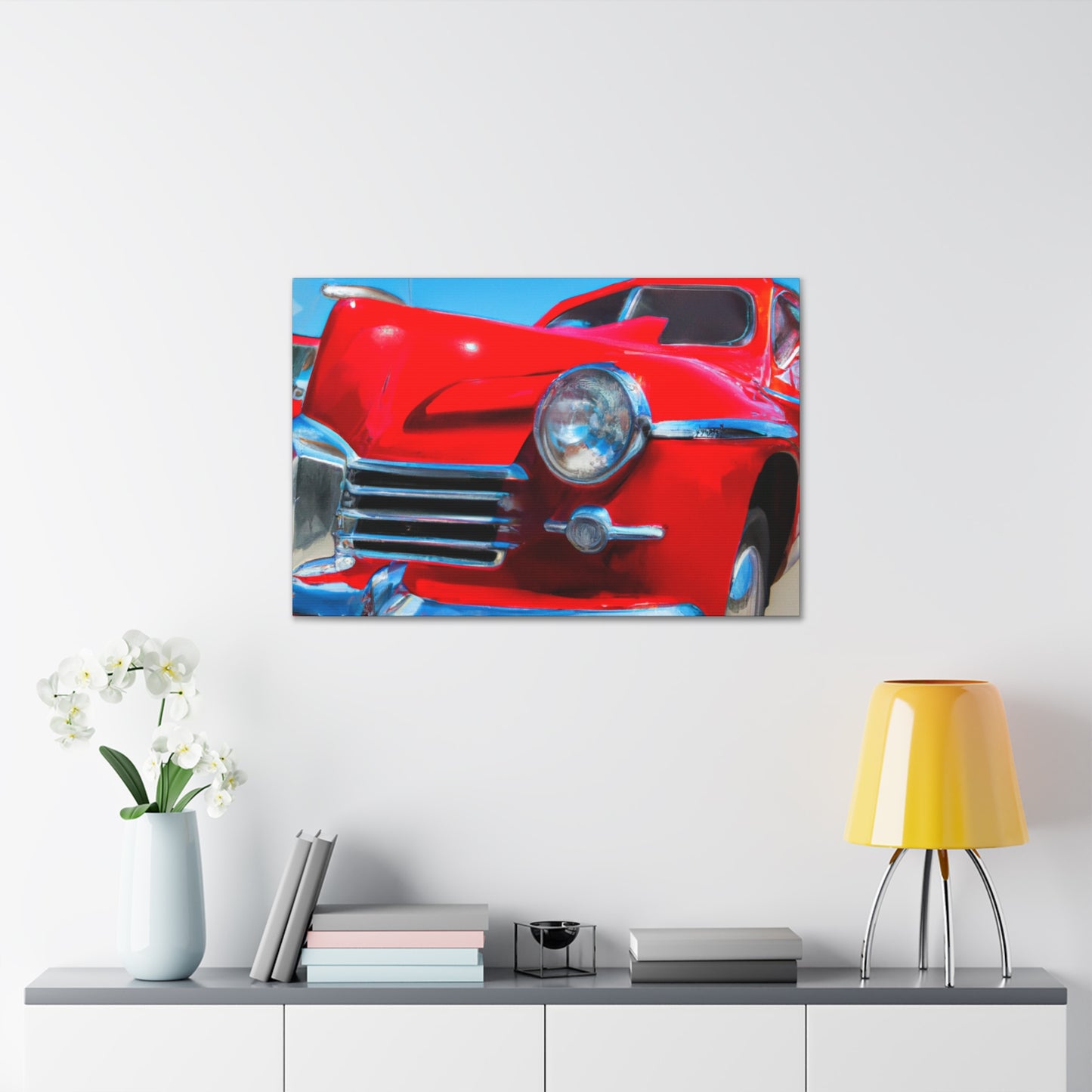 "Red Devil" - Automobile Canvas