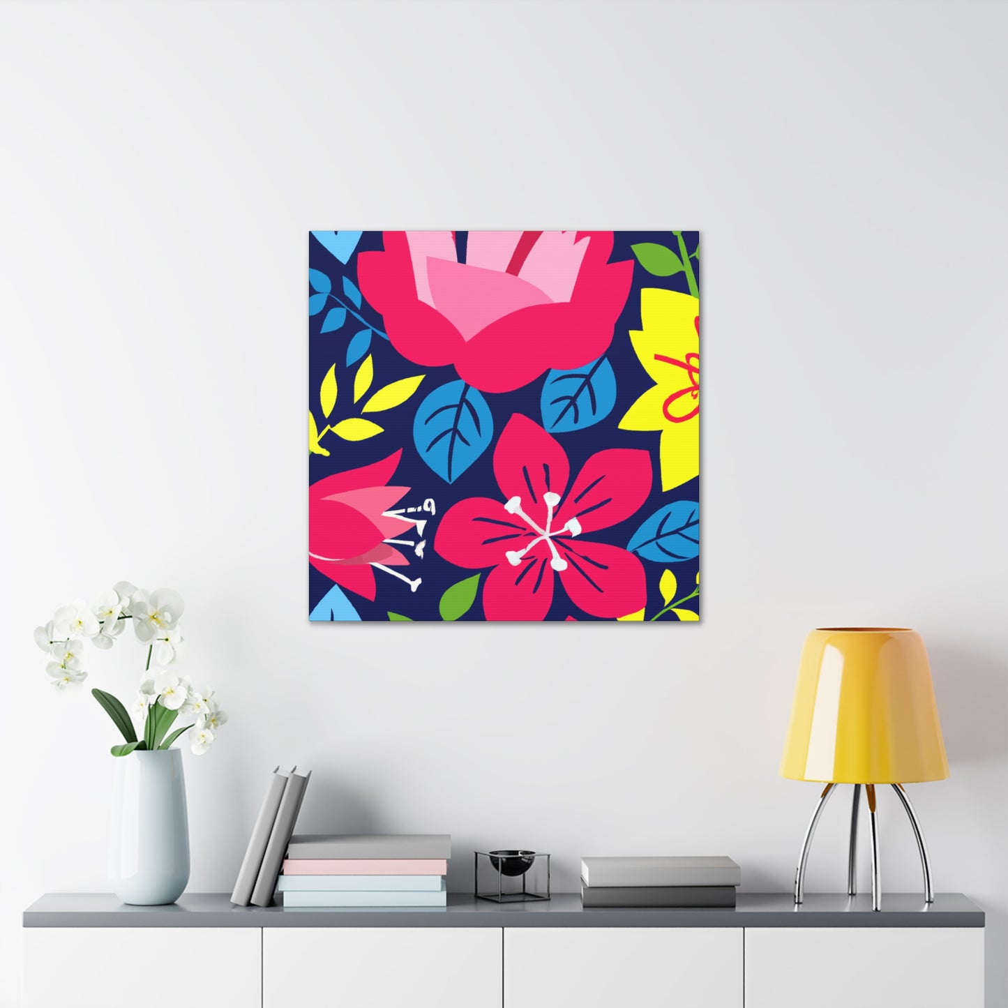 Blossomran - Floral - Canvas