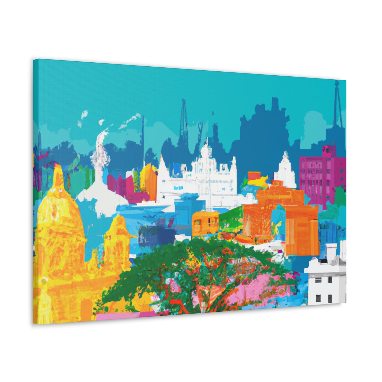 Ajanta Hills - Destination India - Canvas