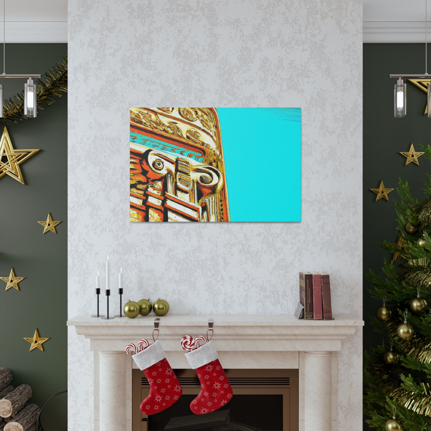 Opulent Palatial Neo-Deco - Canvas Art Deco