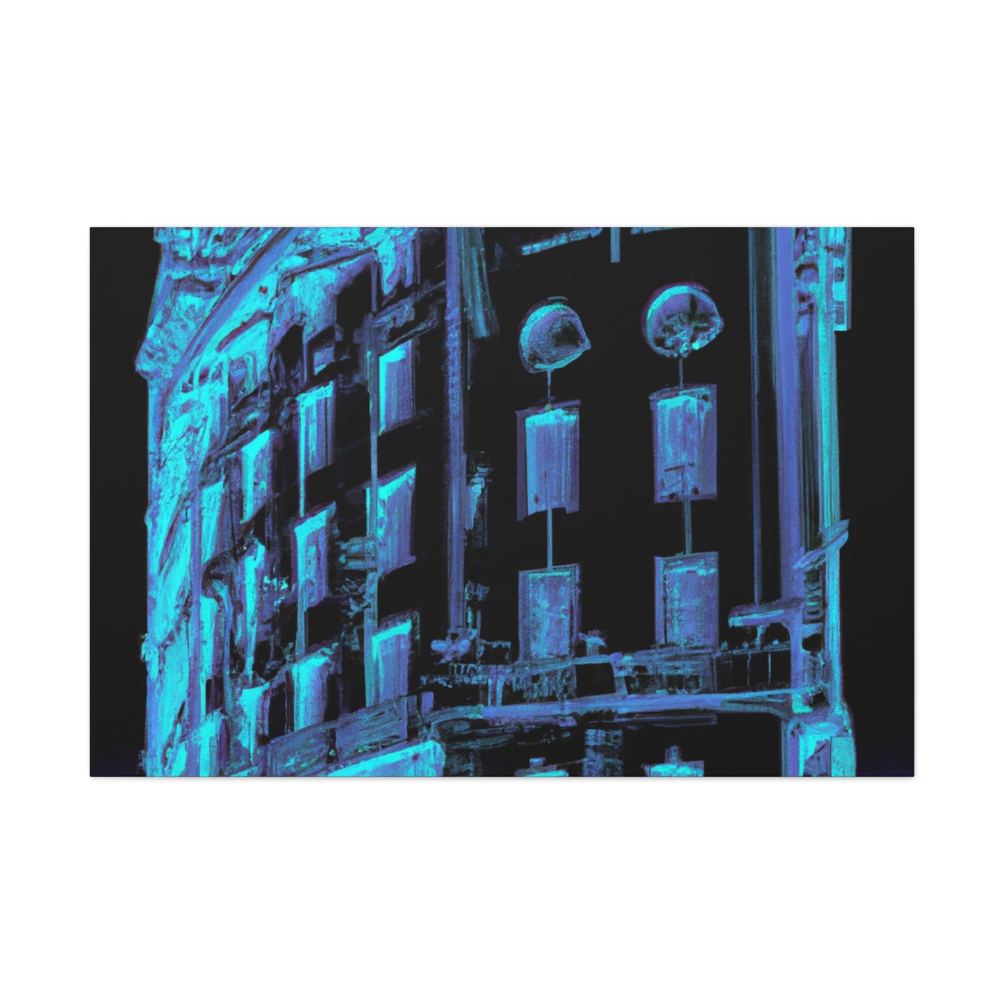 "The Gilded Futurism of the Art Deco Cityscape." - Canvas