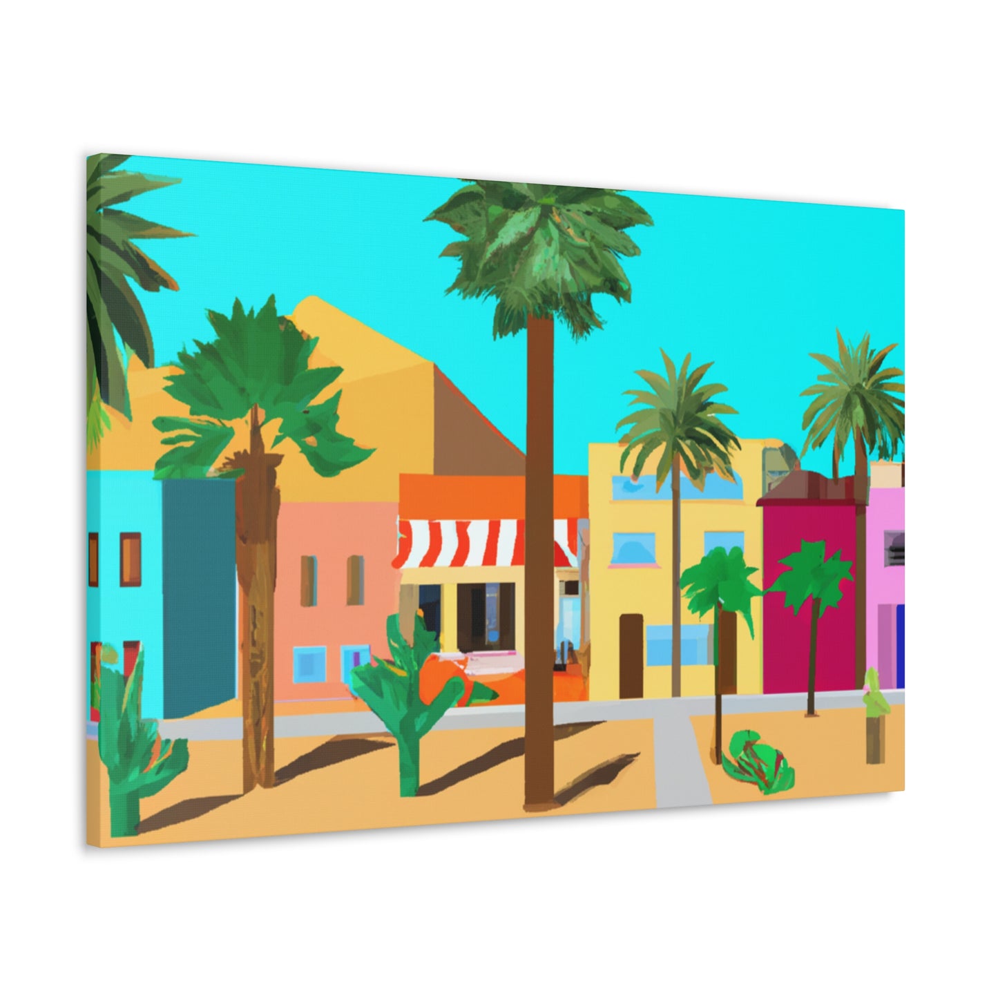 Desert Shadow - Architectural - Canvas