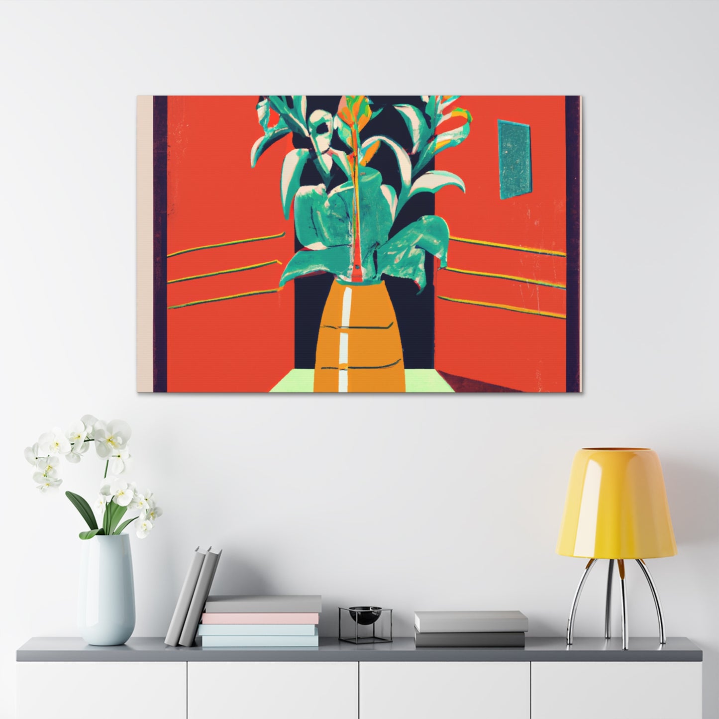 Cheetah-Sparkle - Midcentury Canvas