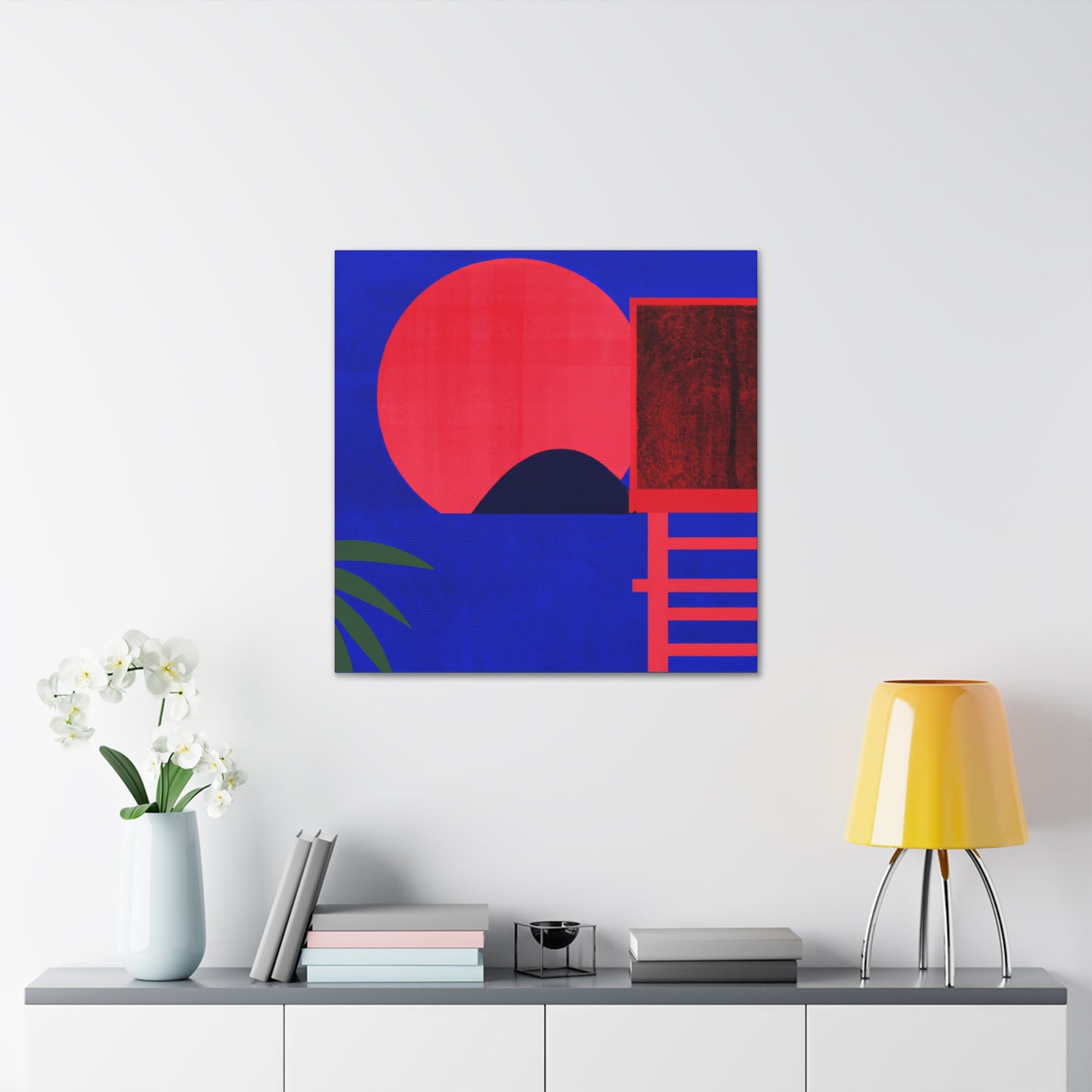 Twisted Teardrop - Midcentury - Canvas