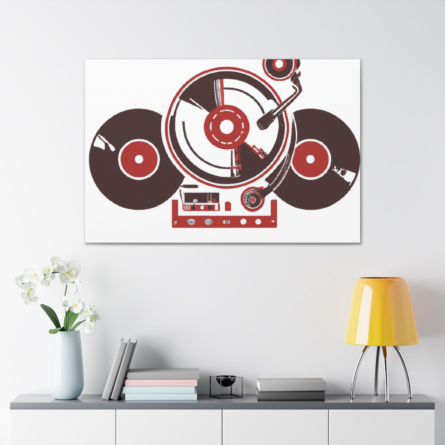 The Vinyl Emperors - Retro Music and Film Canvas