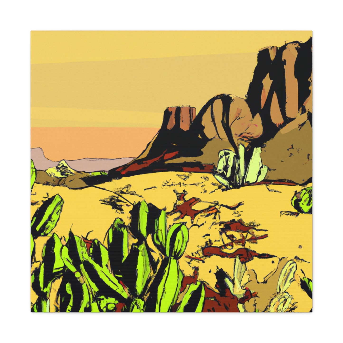 Dune-scape Landscape - Canvas