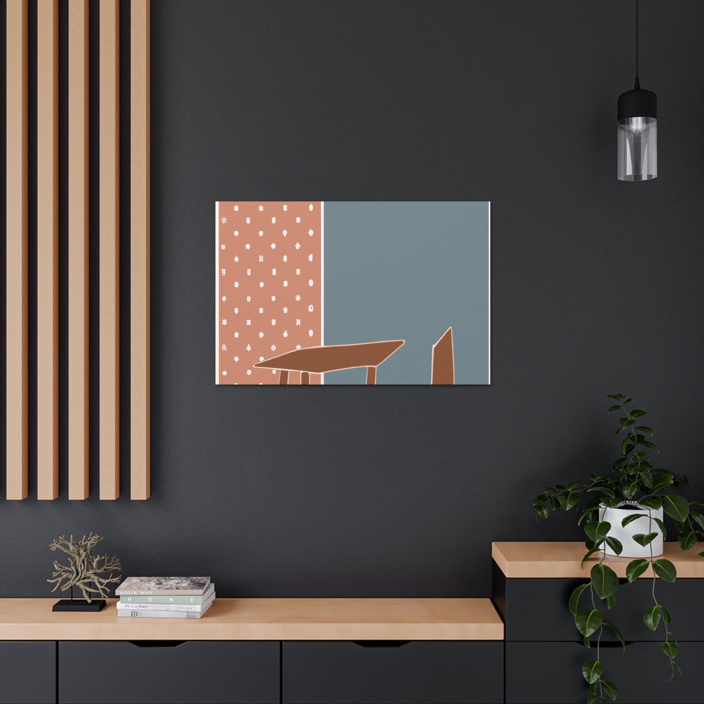 "Magnificent Bristleback" - Midcentury Canvas